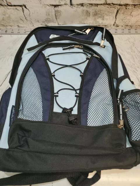 Eastsport Backpack Bag Blue Black New