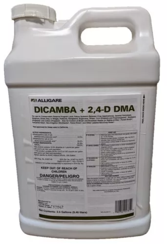 Dicamba + 2,4-D Herbicide - 2.5 Gallons (Same AI as Weedmaster)
