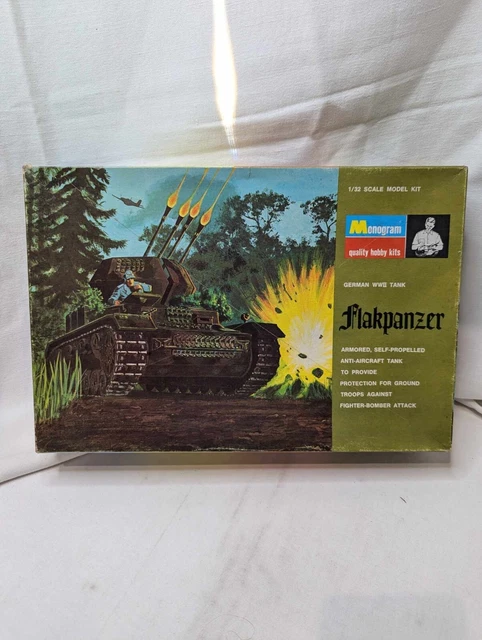 Monogram Parzer MAQUETTE MONOGRAM FLAKPANZER - German WWII Tank - 1/32 EUR 70,00 ...