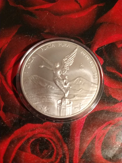 2020 1oz Fine Silver .999 MEXICAN LIBERTAD KEY DATE LOW MINTAGE NO DINGS SCRATCH