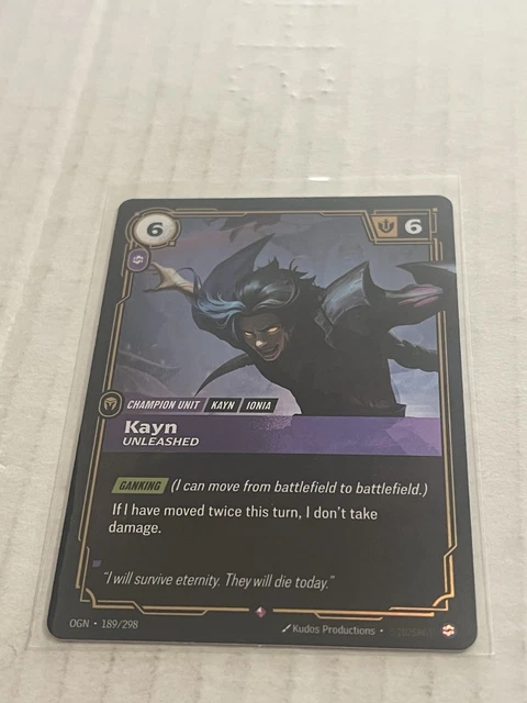 RIFTBOUND LEAGUE OF Legends Origins Kayn Unleashed Foil 189/298 £3.65 ...