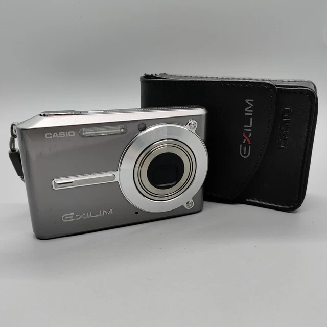 Casio Exilim EX-S500 5.0MP Compact Digital Camera Silver Tested