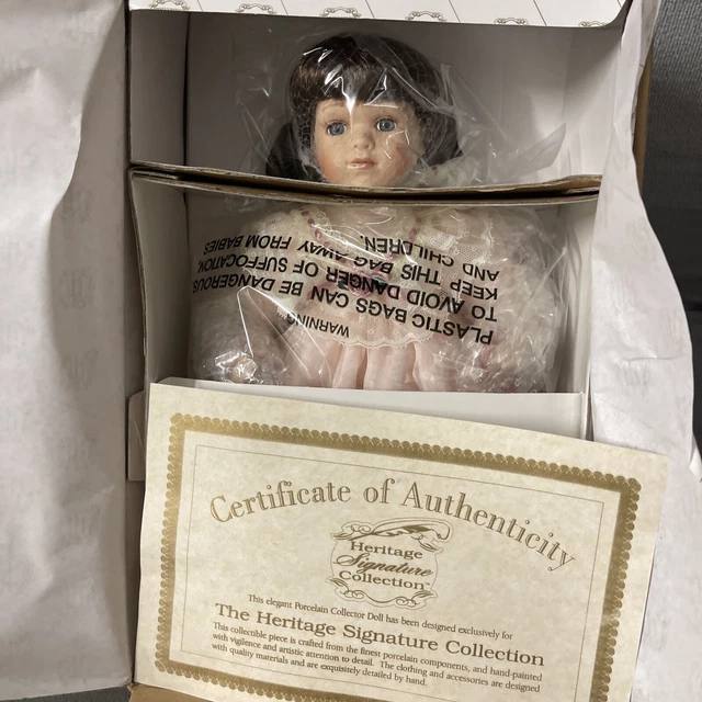 HERITAGE SIGNATURE COLLECTION SAMANTHA WITH ROCKING HORSE Never Out Of Box NIB