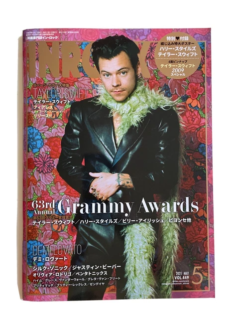 HARRY STYLES /TAYLOR Swift /Olivia Rodrigo INROCK Magazine Grammys May