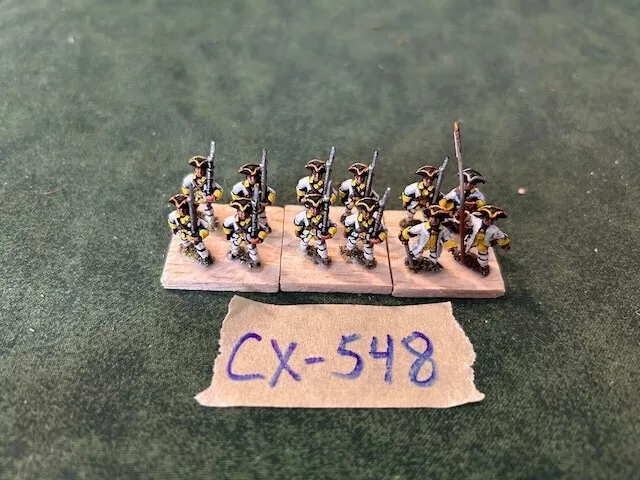 15mm Well Painted Seven Years War Infantry Lot CX-548