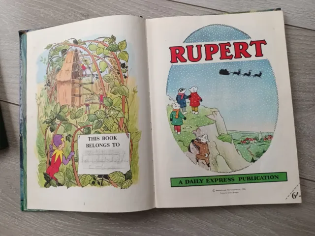 Rupert Bear 1966 Annual, Unclipped 3