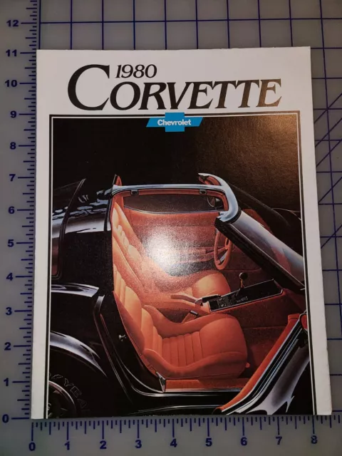 1980 Chevrolet Corvette Brochure Folder Original