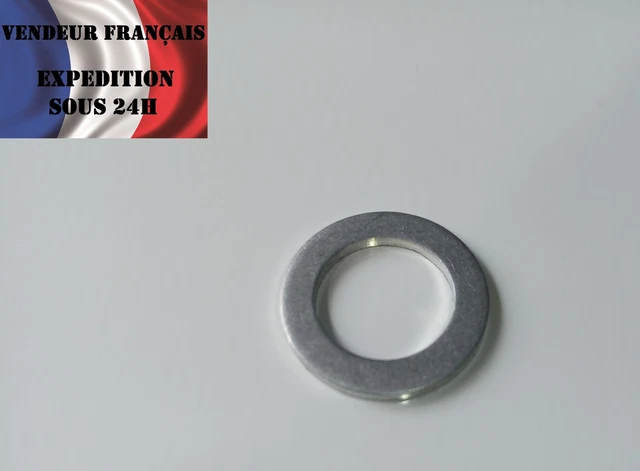 Joint aluminium ep. 1 mm diam. int. 10,2 mm diam. ext. 16 mm VENDEUR FRANCAIS