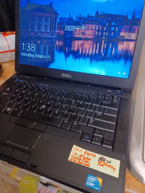 Dell Latitude E6410 Laptop Intel Core i5-2.53GHz 4GB 250GB DVD-RW WiFi Win10