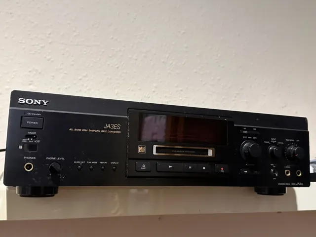 Sony Mds Ja3S Minidisc Player Recorder