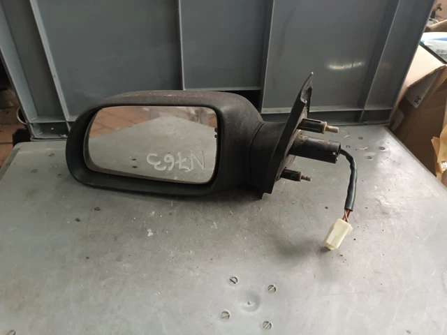 Rétroviseur Intérieur Pour Renault 19 (1988-1997) - Fixation Adhésive Plomb, Noir