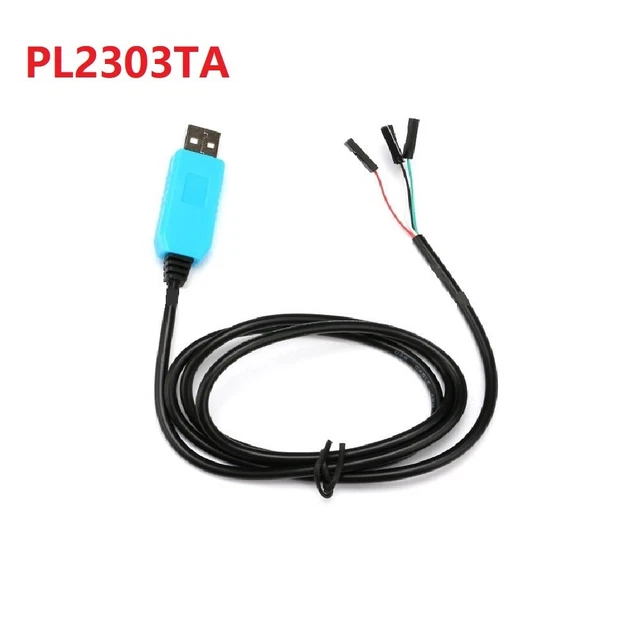 Câble Convertisseur USB Vers TTL RS232 PL2303TA - Compatible Windows XP à 8.1 - Pour Tests Électroniques, Communication MCU