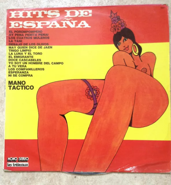 33T HITS DE ESPANA Mano TACTICO Vinyle LP 12" Alfredo QUETTARRA - TRETEAUX 6087