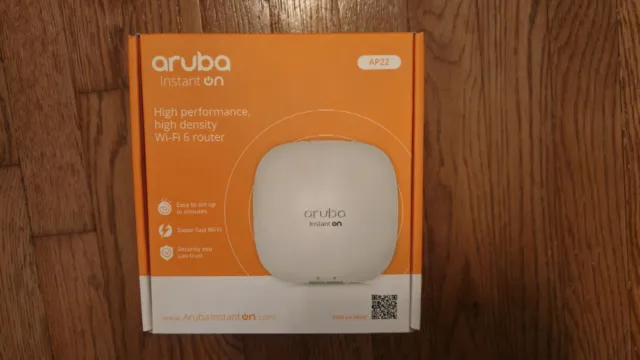 Aruba R6M49A  Instant On AP22 802.11ax 2x2 Wi-Fi 6 Wireless Access Point