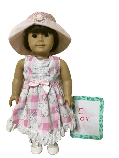 18-inch doll clothes will fit American girl type dolls handmade Easter Dress Set