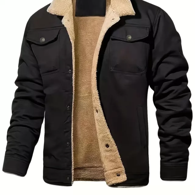 Doudoune Homme Veste Blouson Parka Manteau Molletonne Hiver