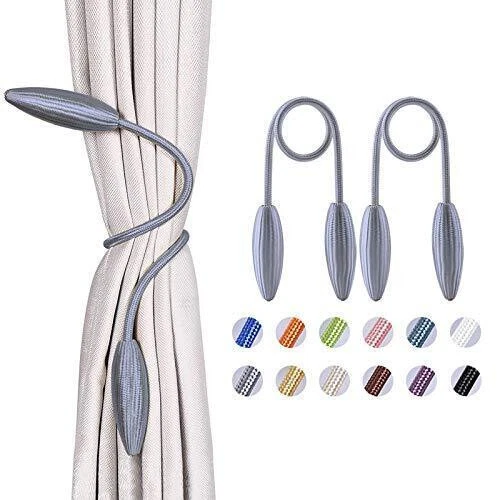2 Pack Curtain Tiebacks Clips Crystal Decorative Creative Twist 2