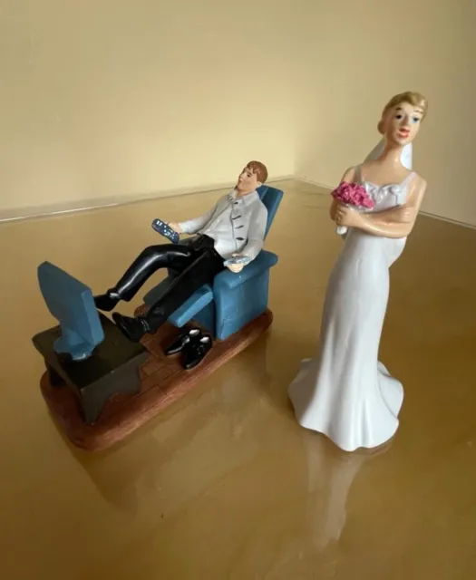 Novelty/Humorous Wedding Cake Topper - BRAND NEW BOXED