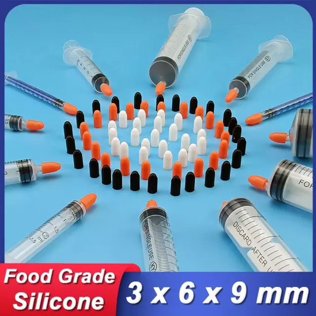 Small Silicone Rubber Plug End Cap Blanking End Caps Sealing Plugs For Syringe