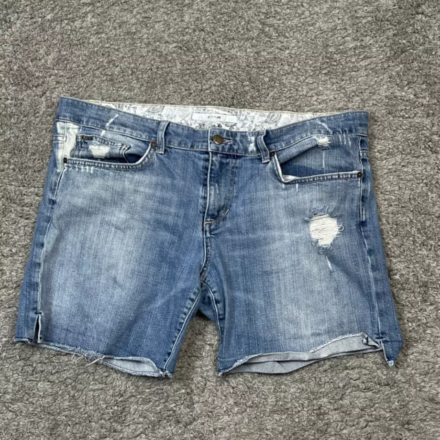 Joes Jeans Shorts Blue Dark Wash Womens 32 Vintage Easy Denim High Rise Casual