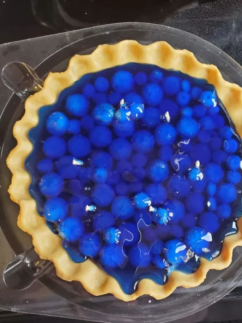 Bougie tarte aux bleuets 8 pouces faite à la main sur commande par Jordans Candle Creations 2