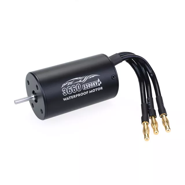 3660 2600/3300KV Sensorless Brushless Waterproof Motor For RC 1/8 Drift Car