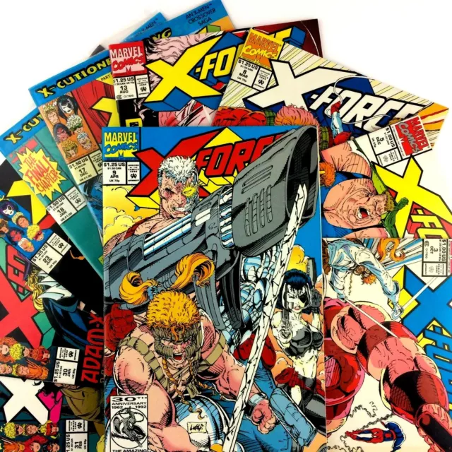 X-Force 10 Comic Book Lot Marvel Issues 3 5 8 9 13 17 18 23 30 31 Deadpool
