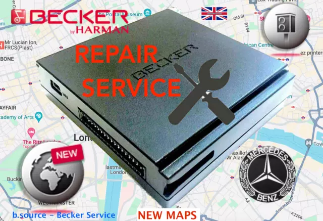 REPAIR SERVICE Becker Map Pilot Mercedes Benz GPS Navigation Module