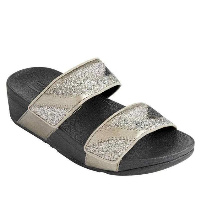 FitFlop Mina Ombre Glitter Slide Sandal Size US 6 NIB