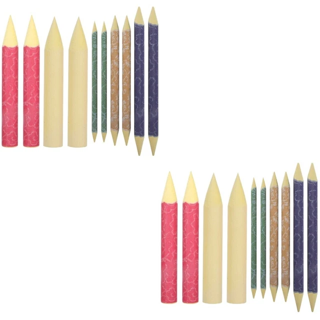 20 tocones de colores Rice Paper Tortillons mezclas artísticas bocetos dibujos