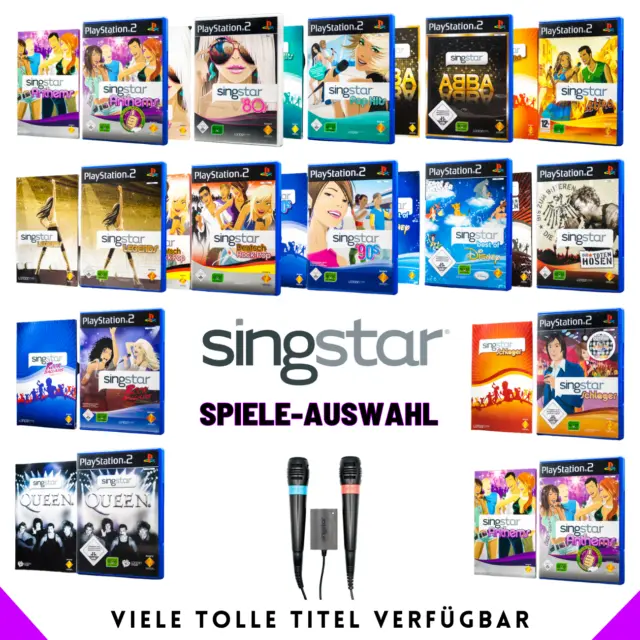SingStar Playstation 2 + 3 Spiele 💖 Disney, 80s, Schlager, R&B, PS2 AUSWAHL 🎤