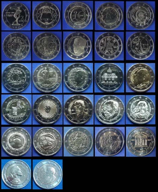 GRIECHENLAND - 2 Euros Gedenkmünzen  2004 - 2023  ALLE JAHRE VERFÜGBAR  *UNC*
