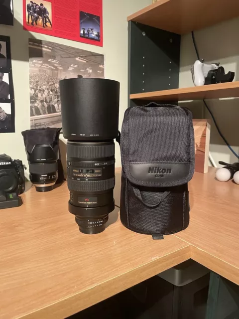 Nikon AF  VR-Nikkor  80-400mm f4.5-5.6D Zoom Lens Very,very near Mint!