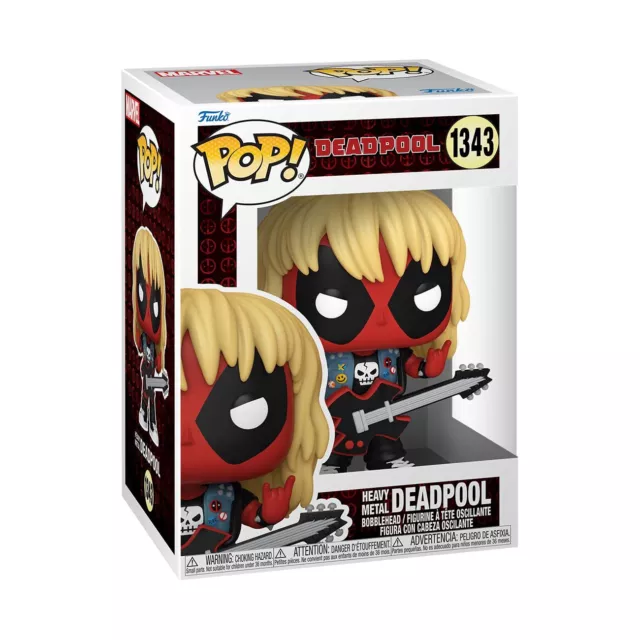 Funko Pop! Marvel: Deadpool - Heavy Metal Band Member Band - Collectable Vinyl F