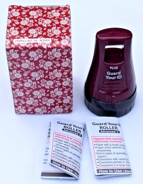 Guard Your ID Roller Stamp Mail Identity Confidential Data Theft Protection Plus