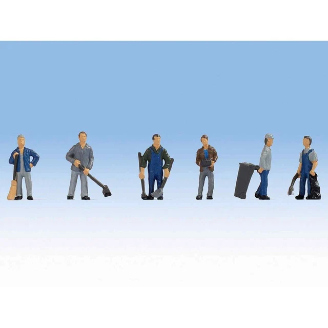 Noch 15116 1/87 H0 Personnages Lot De 6 Figurines Concierges Hommes D