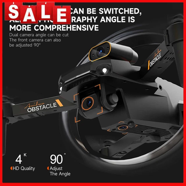 Lutian S91 fotografía aérea dron de radiocontrol 5G WiFi FPV 4K HD cámara de inducción trasera