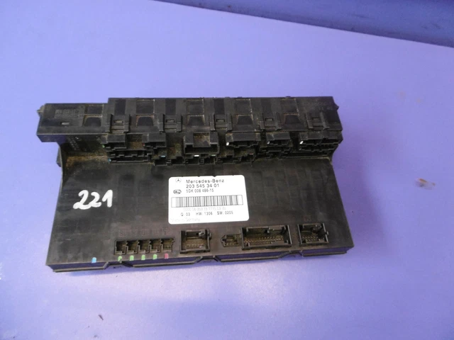 MERCEDES CLASSE C W203 Arrière Sam Module Fusible Boite 2035453401 EUR ...