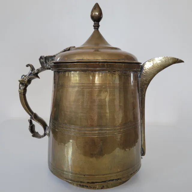 Antique Dallah Coffee Pot, Omani Nizwa, Bedouin Kashmiri Arab Art, Islamic 3