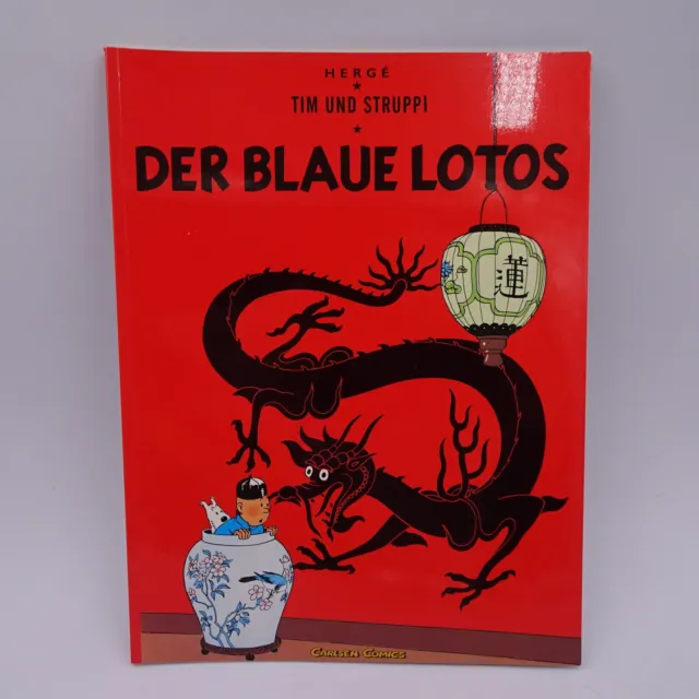 Der Blaue Lotos Herge Tim und Struppi Heft Carlsen Comics 1997 Tintin