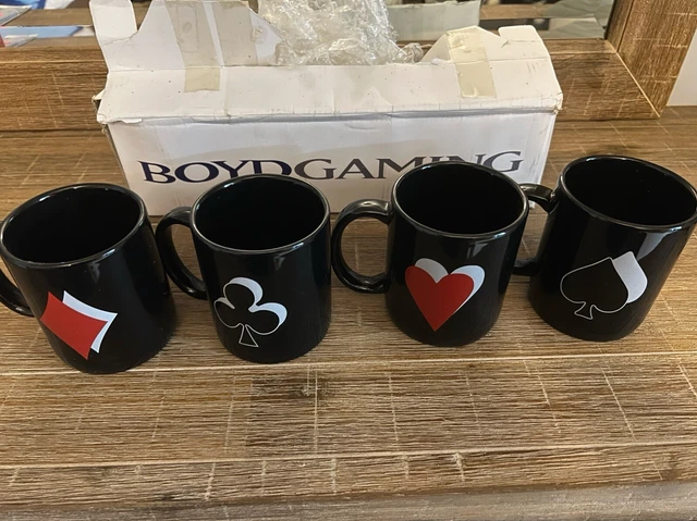 Boyd Gaming Casino Vegas Coffee Mug Set