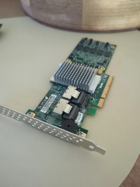 Supermicro AOC-SAS2LP-H8iR SAS-2 / S-ATA III 6GB/s 8-Port PCIe RAID Controller