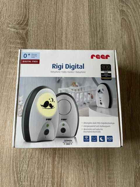 Reer Babyphone Rigi Digital - 300m Reichweite -  Babyfon mit Nachtlicht