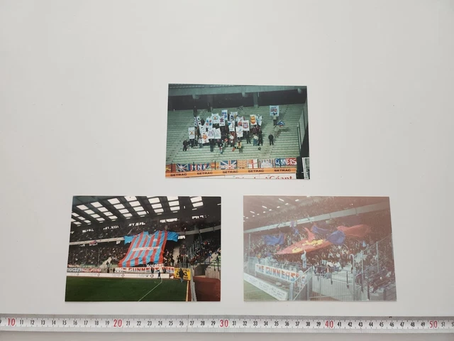 3 stickers Lens fan supporter foot racing club écharpe kop