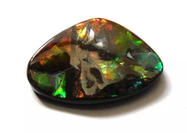 14.35 Ct Natural Canadian Ammolite Cabochon Loose Gemstone 24.4X16.2X4.2MM DF38