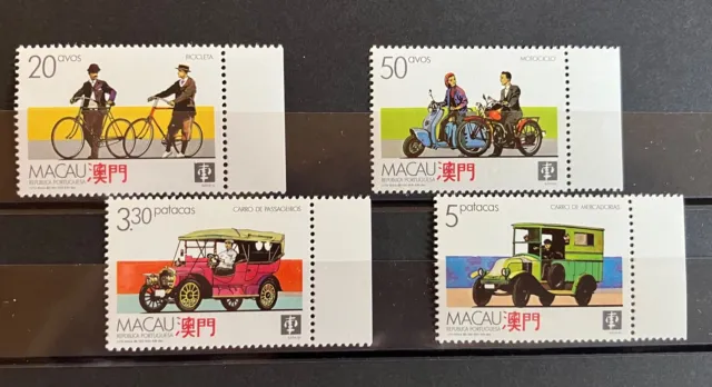 Briefmarken Macau, 1988, Mi.-Nr. 596-599,  postfrisch **