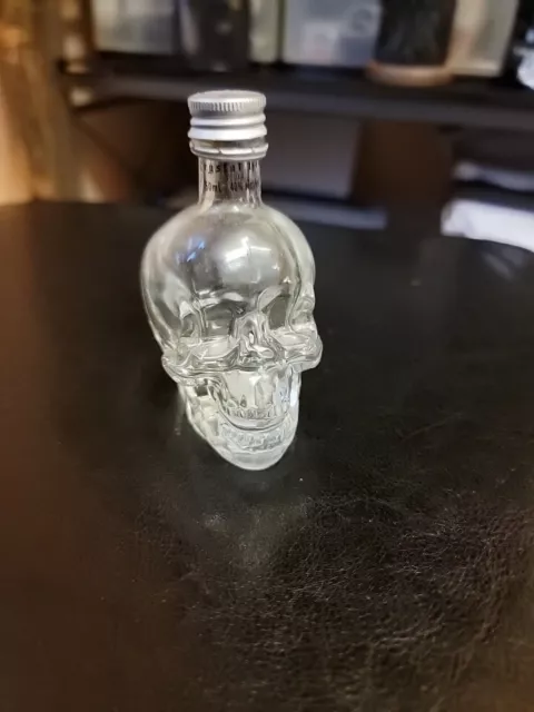 Crystal Head Vodka Skull Bottle Empty 2 oz mini Original Stopper