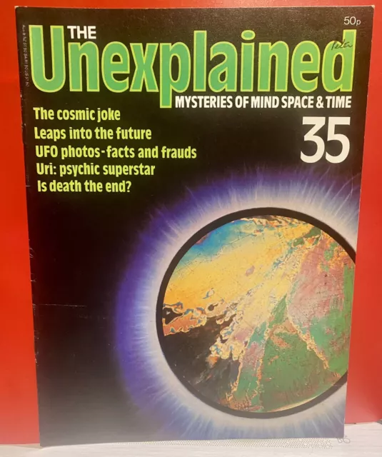 The Unexplained Magazine Volume 35 Orbis 1980's Vintage Paranormal Supernatural