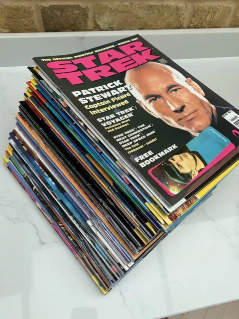Collection of 48 issues of Star Trek Monthly / Star Trek Magazine (1995 - 2004)