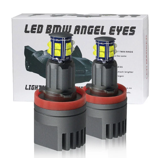 2 anelli occhi angelo LED 120 W H8 luce di posizione per BMW E92 E82 E90 E93 E60 E89